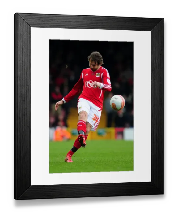 Framed Print : Brett Pitman's Thrilling Performance: Bristol City vs. Derby County, 31 / 03 / 2012 Framed Print : Brett Pitman's Thrilling Performance: Bristol City vs. Derby County, 31 / 03 / 2012