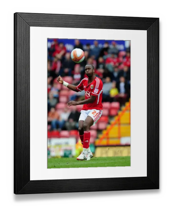 Framed Print : Bristol City vs Derby County: Kalifa Cisse in Action at Ashton Gate Stadium, 2012 Framed Print : Bristol City vs Derby County: Kalifa Cisse in Action at Ashton Gate Stadium, 2012