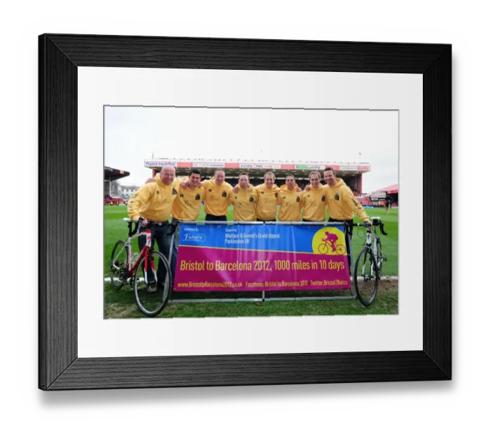 Framed Print : Bristol City vs Derby County Clash at Ashton Gate Stadium, March 2012