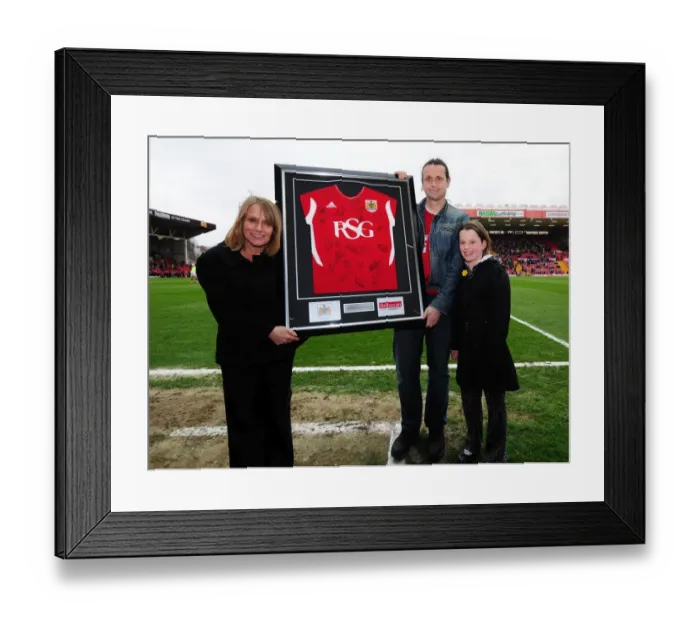 Framed Print : Bristol City vs Derby County Clash at Ashton Gate Stadium - March 31, 2012