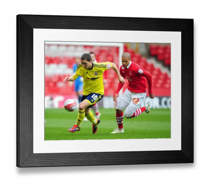 Framed Print : Hogan Ephraim Outmaneuvers Guedioura: Nottingham Forest vs. Bristol City Football Rivalry (April 2012) Framed Print : Hogan Ephraim Outmaneuvers Guedioura: Nottingham Forest vs. Bristol City Football Rivalry (April 2012)