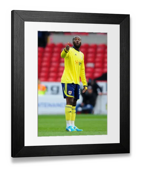Framed Print : Andre Amougou in Action: Nottingham Forest vs. Bristol City at The City Ground (07-04-2012) Framed Print : Andre Amougou in Action: Nottingham Forest vs. Bristol City at The City Ground (07-04-2012)
