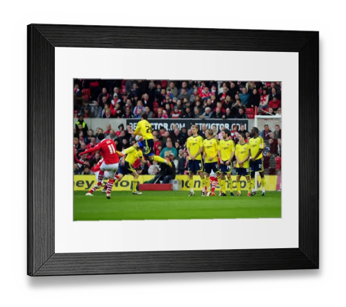 Framed Print : Andy Reid's Free Kick Saved: Nottingham Forest vs. Bristol City (07-04-2012) Framed Print : Andy Reid's Free Kick Saved: Nottingham Forest vs. Bristol City (07-04-2012)