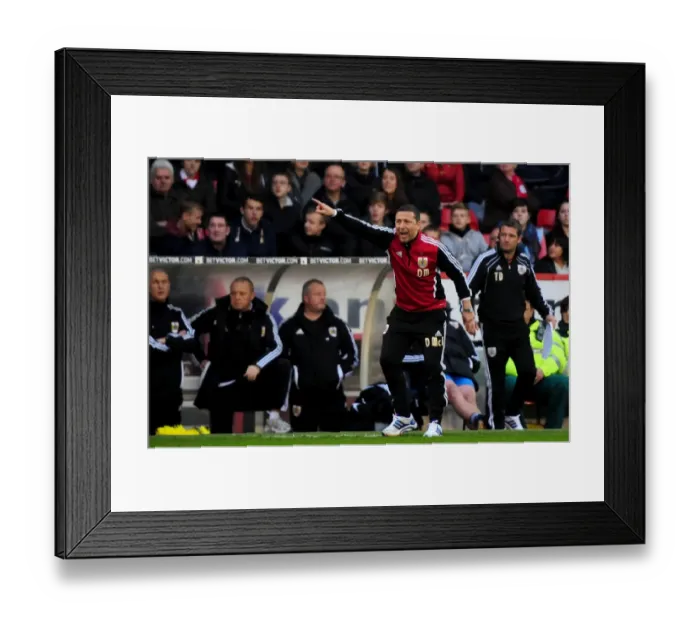 Framed Print : Derek McInnes in Action: Nottingham Forest vs. Bristol City Football Match, 7th April 2012 Framed Print : Derek McInnes in Action: Nottingham Forest vs. Bristol City Football Match, 7th April 2012
