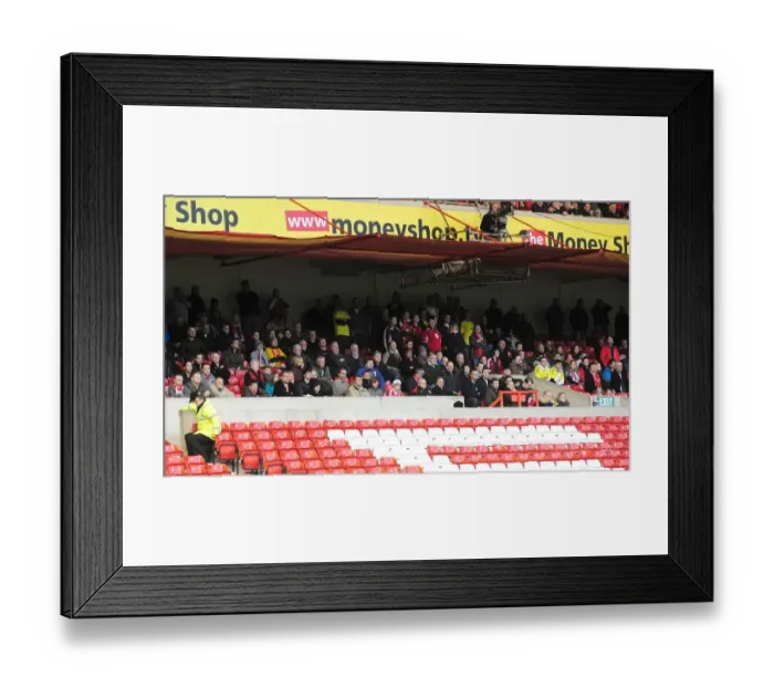 Framed Print : Bristol City Fans Rally at The City Ground during Nottingham Forest vs. Bristol City Football Match, April 2012 Framed Print : Bristol City Fans Rally at The City Ground during Nottingham Forest vs. Bristol City Football Match, April 2012
