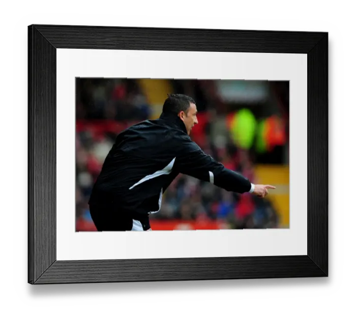 Framed Print : Derek McInnes Leads Bristol City Against Coventry City at Ashton Gate Stadium, April 2012 Framed Print : Derek McInnes Leads Bristol City Against Coventry City at Ashton Gate Stadium, April 2012