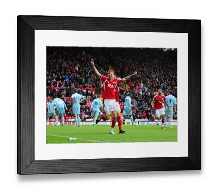 Framed Print : Jon Stead's Dramatic Equalizer: A Thrilling Moment as Bristol City Draws with Coventry City, April 2012 Framed Print : Jon Stead's Dramatic Equalizer: A Thrilling Moment as Bristol City Draws with Coventry City, April 2012
