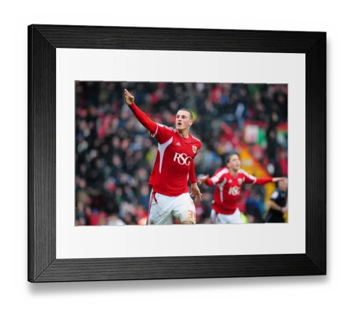 Framed Print : Chris Wood's Hat-Trick Triumph: A Memorable Moment at Ashton Gate Stadium (April 9, 2012) Framed Print : Chris Wood's Hat-Trick Triumph: A Memorable Moment at Ashton Gate Stadium (April 9, 2012)