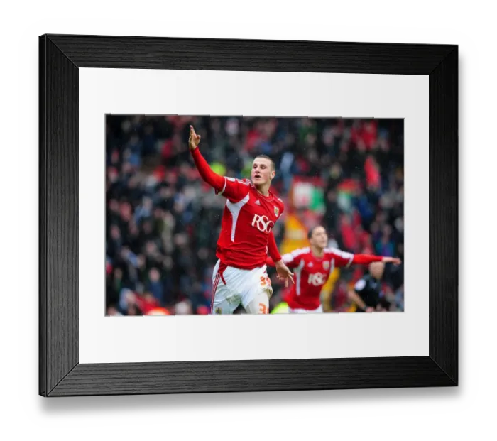 Framed Print : Chris Wood's Hat-Trick: Unforgettable Glory - Bristol City's Epic Comeback at Ashton Gate, April 9, 2012 Framed Print : Chris Wood's Hat-Trick: Unforgettable Glory - Bristol City's Epic Comeback at Ashton Gate, April 9, 2012