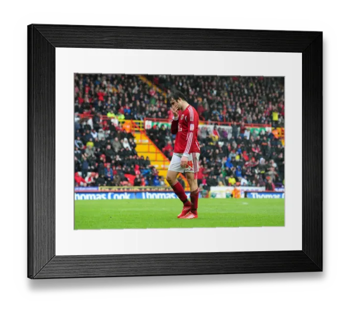 Framed Print : Brett Pitman's Red Card: A Contentious Moment in the Bristol City vs. Coventry City Football Match (09 / 04 / 2012) Framed Print : Brett Pitman's Red Card: A Contentious Moment in the Bristol City vs. Coventry City Football Match (09 / 04 / 2012)