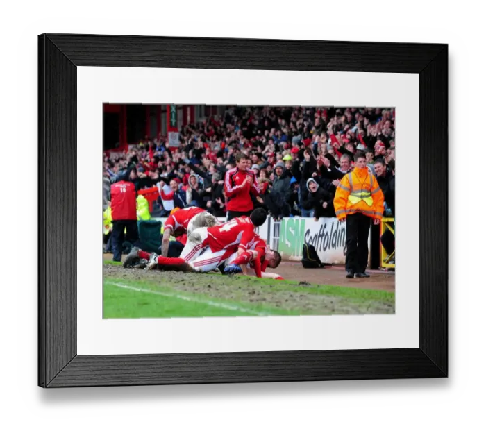 Framed Print : Bristol City Celebrates Victory Over Coventry City: Chris Wood's Goal Secures Three Points (Football Match: April 9, 2012 - Ashton Gate Stadium) Framed Print : Bristol City Celebrates Victory Over Coventry City: Chris Wood's Goal Secures Three Points (Football Match: April 9, 2012 - Ashton Gate Stadium)