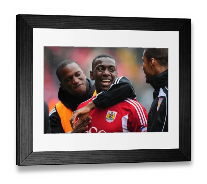 Framed Print : Bolasie's Brilliant Brace: Yannick Scores Twice in Bristol City's Victory over Coventry City, 9th April 2012 Framed Print : Bolasie's Brilliant Brace: Yannick Scores Twice in Bristol City's Victory over Coventry City, 9th April 2012