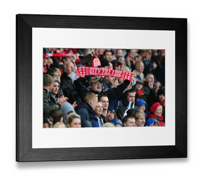 Framed Print : Football Rivalry: Bristol City vs Coventry City Clash at Ashton Gate Stadium - April 9, 2012