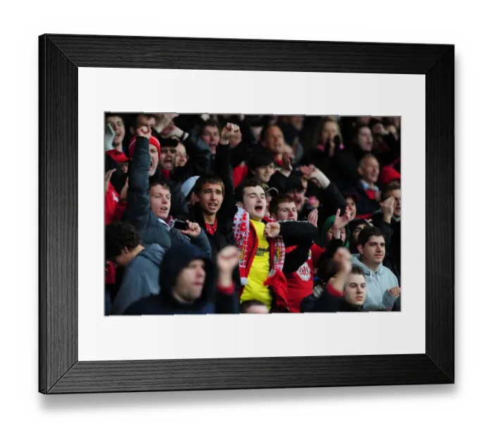 Framed Print : Bristol City vs Coventry City Rivalry: A Football Showdown at Ashton Gate Stadium - April 9, 2012
