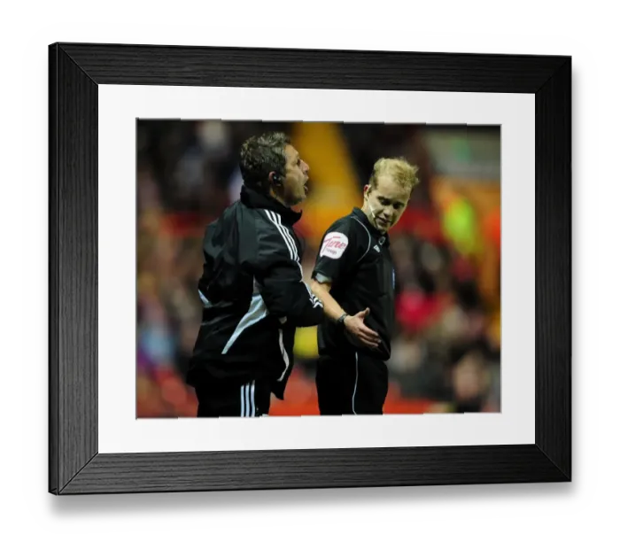 Framed Print : Bristol City vs West Ham: Tony Docherty Focuses Ahead of Ashton Gate Clash