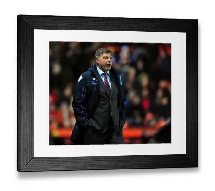 Framed Print : Bristol City vs. West Ham: Sam Allardyce at Ashton Gate Stadium, 2012 Framed Print : Bristol City vs. West Ham: Sam Allardyce at Ashton Gate Stadium, 2012