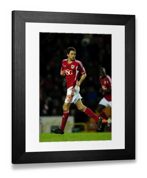 Framed Print : Cole Skuse in Action: Bristol City vs. West Ham United, Ashton Gate Stadium, 2012 Framed Print : Cole Skuse in Action: Bristol City vs. West Ham United, Ashton Gate Stadium, 2012