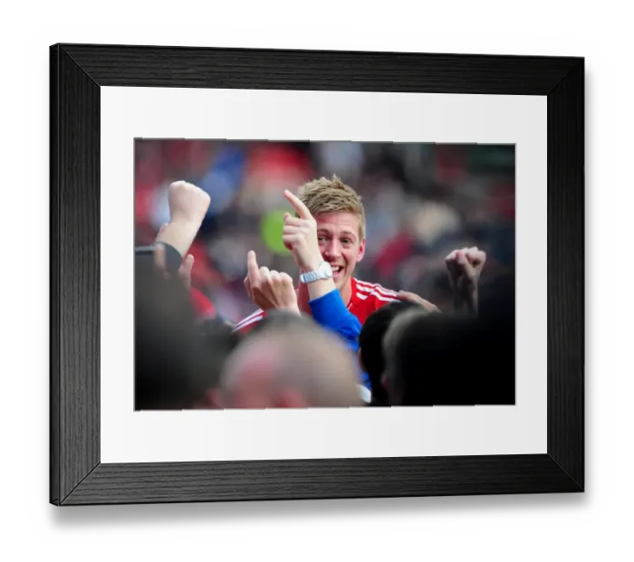 Framed Print : Bristol City's Jon Stead Celebrates Goal Amidst Ecstatic Fans (Bristol City vs Barnsley, 2012) Framed Print : Bristol City's Jon Stead Celebrates Goal Amidst Ecstatic Fans (Bristol City vs Barnsley, 2012)