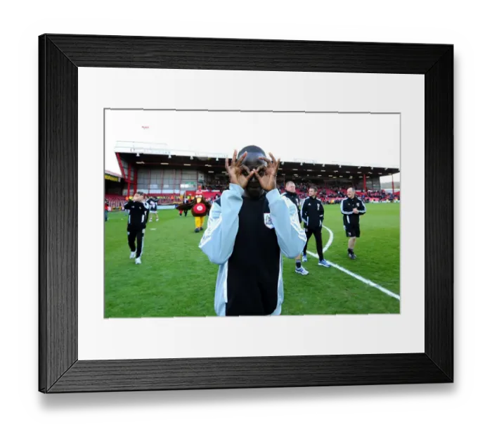 Framed Print : Bristol City vs Barnsley: Albert Adomah in Action at Ashton Gate Stadium, 2012 Framed Print : Bristol City vs Barnsley: Albert Adomah in Action at Ashton Gate Stadium, 2012
