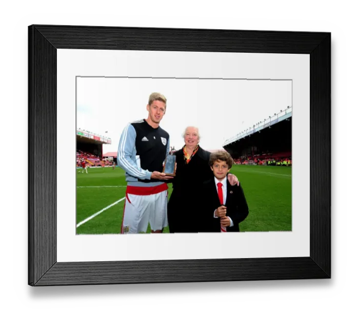 Framed Print : Bristol City vs Barnsley Clash at Ashton Gate Stadium - April 21, 2012
