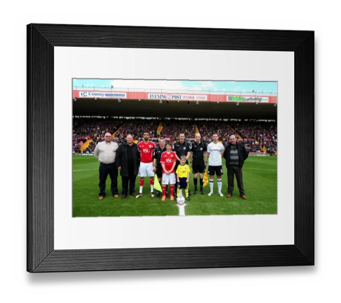 Framed Print : Bristol City vs Barnsley: Clash at Ashton Gate Stadium - April 2012 Framed Print : Bristol City vs Barnsley: Clash at Ashton Gate Stadium - April 2012