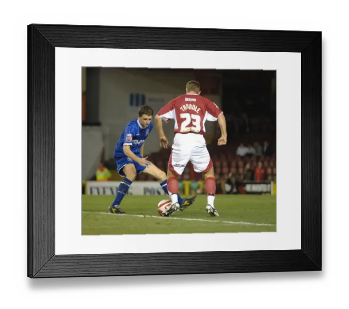 Framed Print : Marvin Elliott's Thrilling Goal: Bristol City vs Ipswich Town Framed Print : Marvin Elliott's Thrilling Goal: Bristol City vs Ipswich Town
