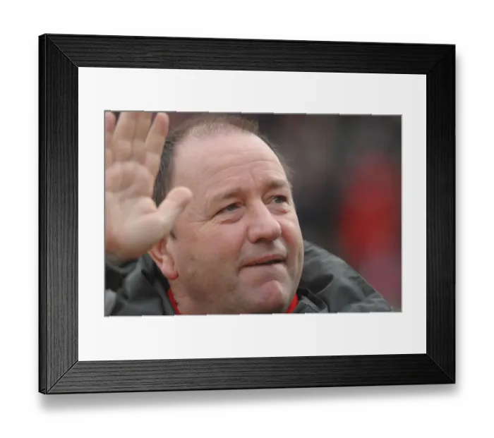 Framed Print : Gary Johnson Leading the Charge: Plymouth vs. Bristol City