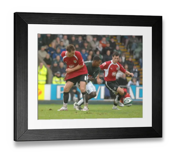 Framed Print : A Football Rivalry: Bristol City vs Plymouth - Season 07-08