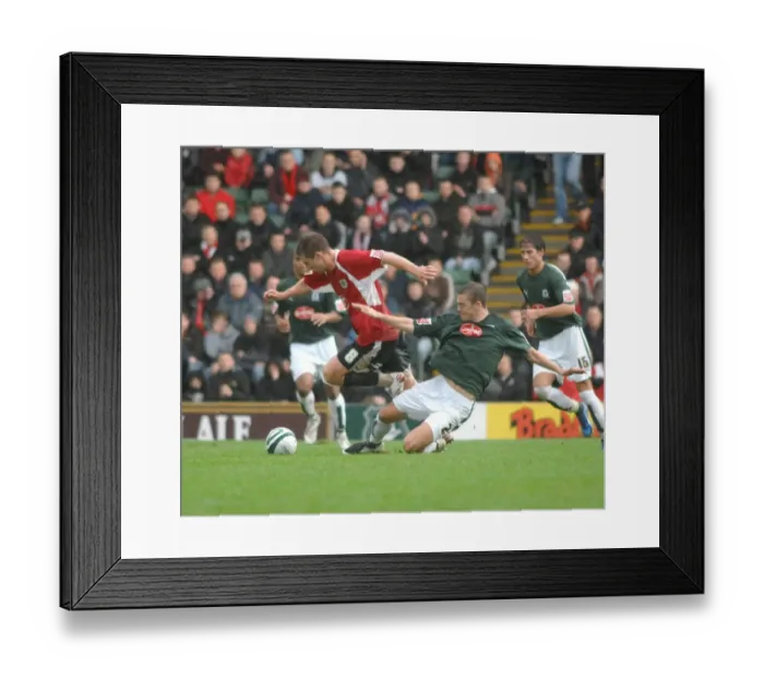 Framed Print : Bristol City vs. Plymouth: A Football Rivalry - Season 07-08