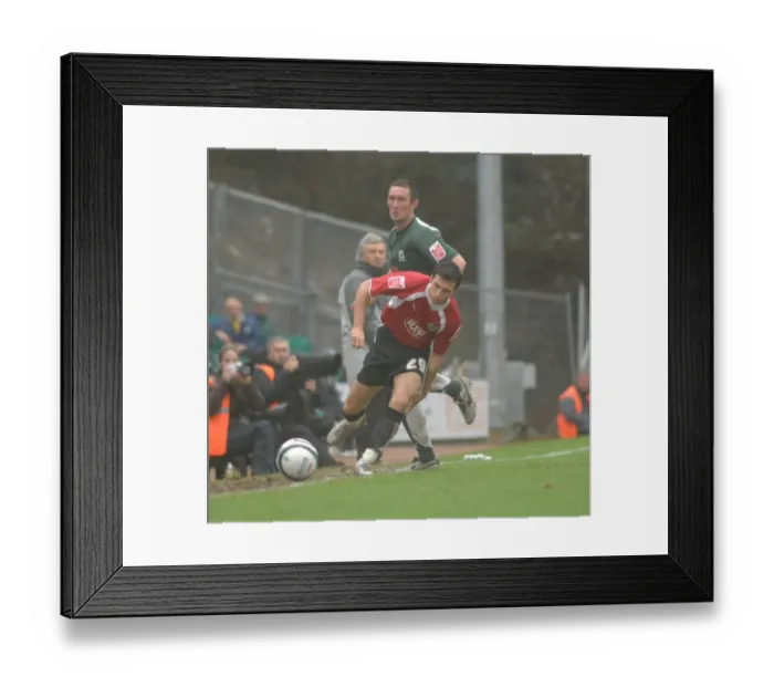 Framed Print : Football Rivalry: Ivan Sproule's Passionate Clash Between Plymouth and Bristol City