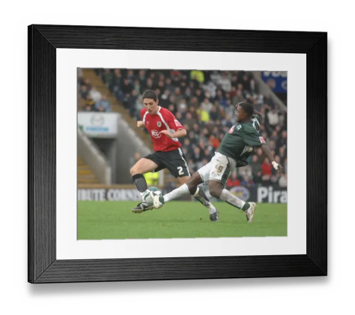 Framed Print : Bradley Orr in Action: Plymouth vs. Bristol City Framed Print : Bradley Orr in Action: Plymouth vs. Bristol City