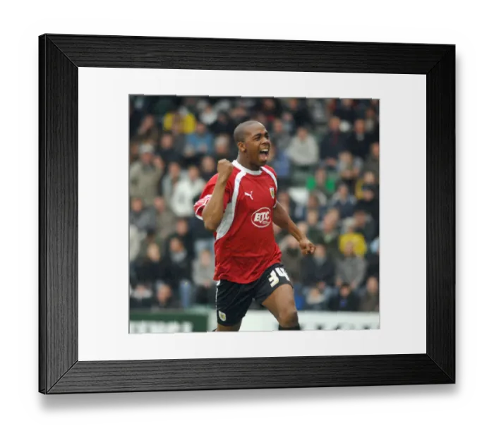 Framed Print : Darren Byfield in Action: Plymouth vs. Bristol City