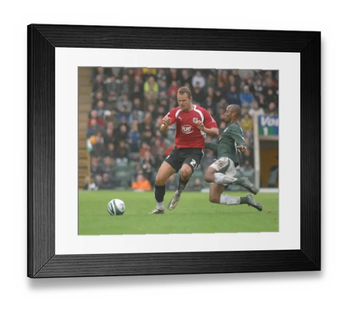 Framed Print : Lee Trundle in Action: Plymouth vs. Bristol City Football Match Framed Print : Lee Trundle in Action: Plymouth vs. Bristol City Football Match