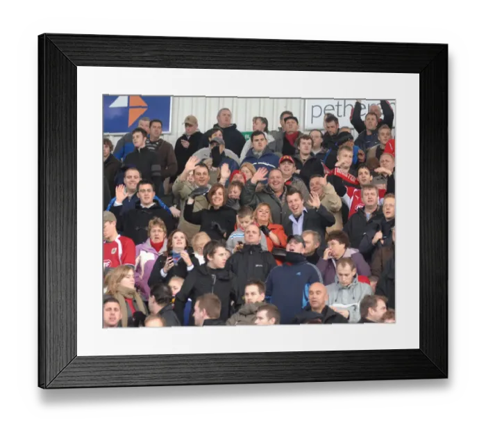 Framed Print : Bristol City FC: Unwavering Passion of the Devoted Fans Framed Print : Bristol City FC: Unwavering Passion of the Devoted Fans