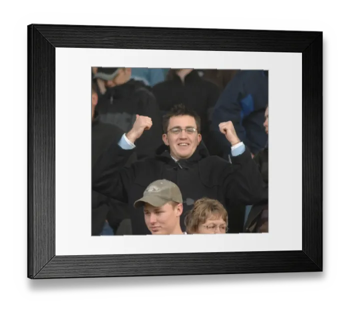 Framed Print : Bristol City Football Club: A Sea of Passionate Fans United