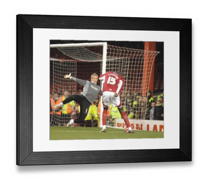 Framed Print : Enoch Showunmi in Action: Bristol City vs Cardiff City Framed Print : Enoch Showunmi in Action: Bristol City vs Cardiff City