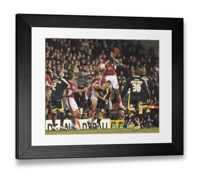 Framed Print : Trundle Goal