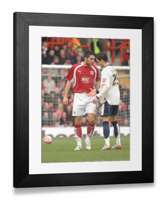 Framed Print : Bradley Orr in Action: Bristol City vs Barnsley Framed Print : Bradley Orr in Action: Bristol City vs Barnsley