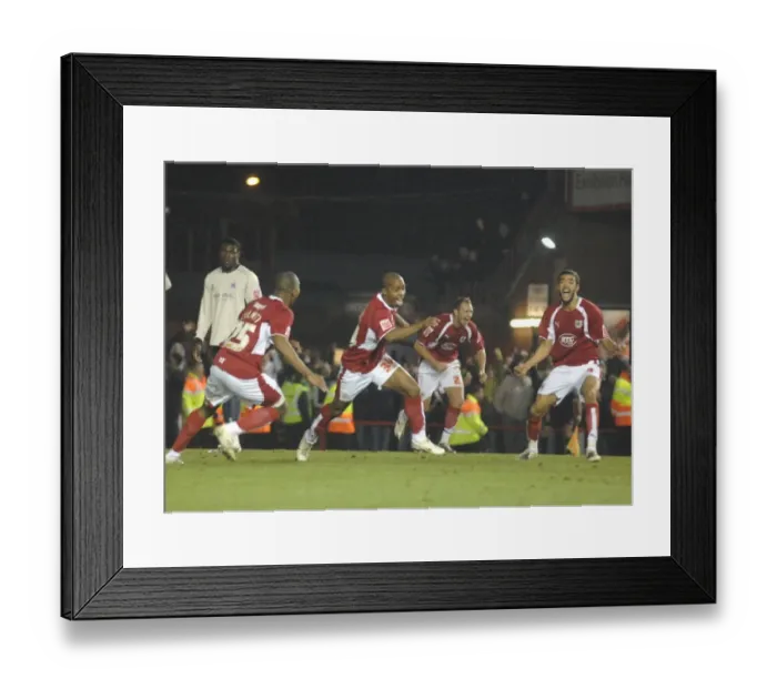 Framed Print : Darren Byfield Celebration Framed Print : Darren Byfield Celebration