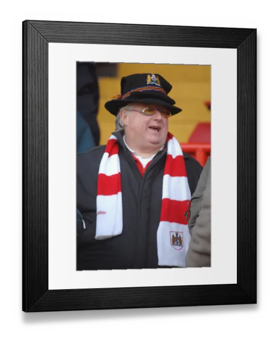 Framed Print : Bristol City FC: Unwavering Passion of Devoted Fans