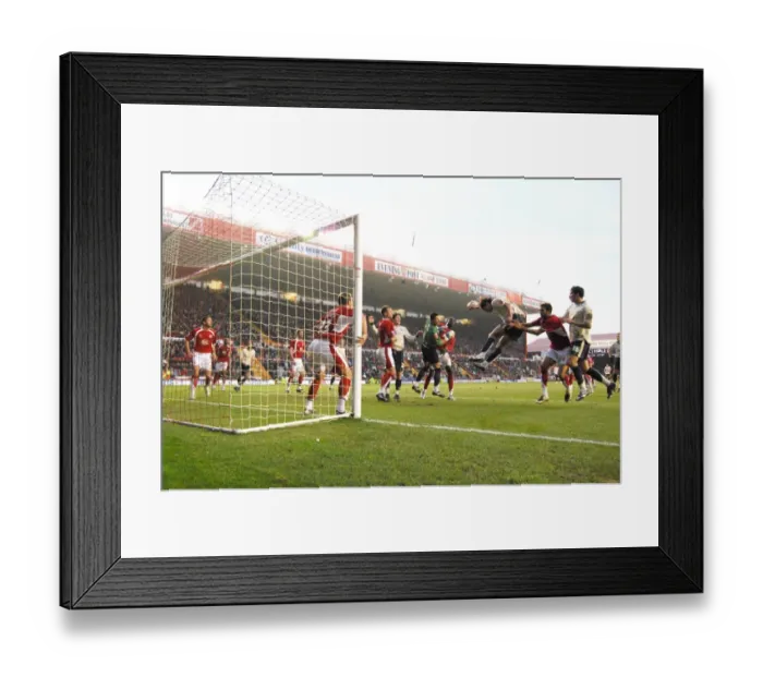 Framed Print : Barnsley Goal Framed Print : Barnsley Goal