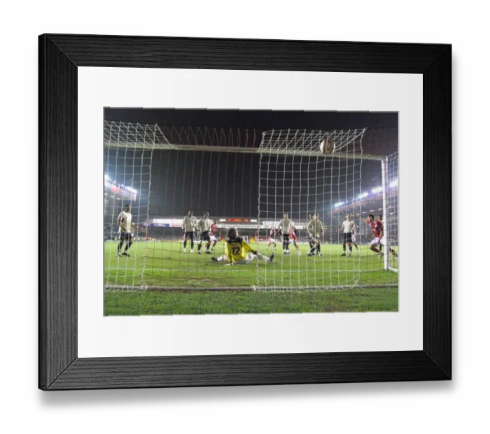 Framed Print : Byfield Goal Framed Print : Byfield Goal