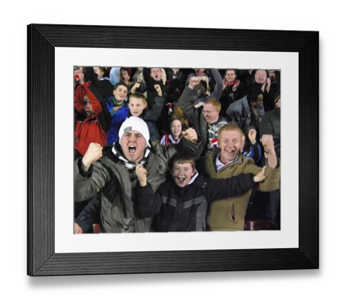 Framed Print : A Sea of Unified Passion: The Fervent Bristol City FC Fanbase