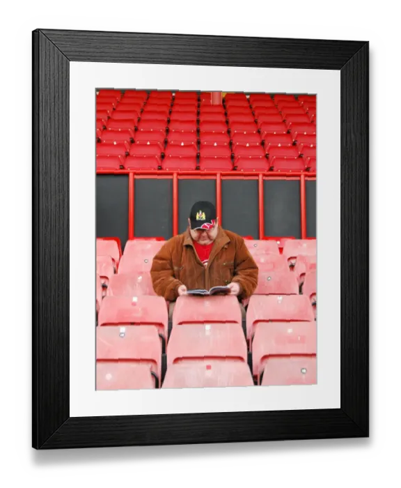 Framed Print : A Sea of Unified Passion: Bristol City FC's Fervent Fanbase