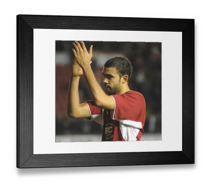 Framed Print : Bristol City's Liam Fontaine in Action Against Middlesbrough