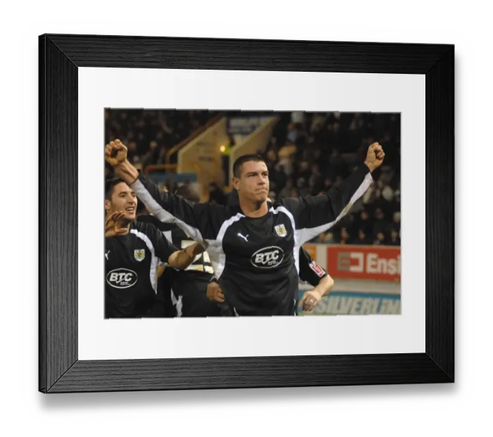 Framed Print : Tamas Vasas in Action: Burnley vs. Bristol City Football Match Framed Print : Tamas Vasas in Action: Burnley vs. Bristol City Football Match