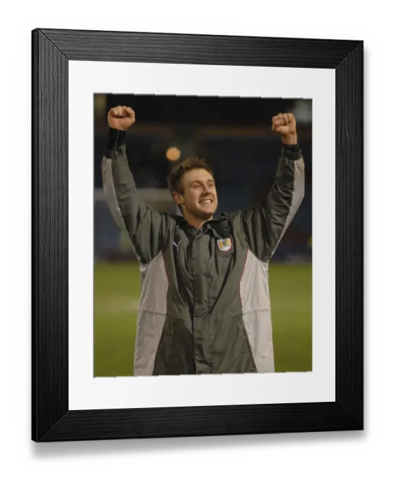Framed Print : David Noble in the Heat of Burnley vs. Bristol City Football Rivalry Framed Print : David Noble in the Heat of Burnley vs. Bristol City Football Rivalry
