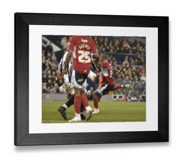 Framed Print : West Brom vs. Bristol City: A Football Rivalry - Season 07-08