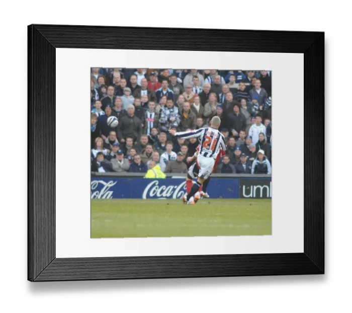 Framed Print : The Clash Between The Baggies and The Robins: West Brom vs. Bristol City - Season 07-08 Football Rivalry