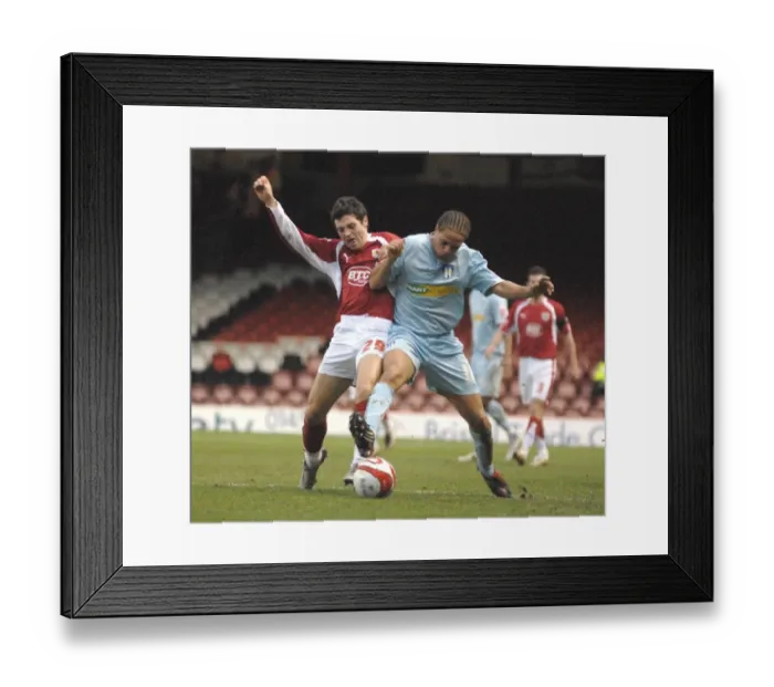Framed Print : Bristol City vs Colchester United: Ivan Sproule In Action